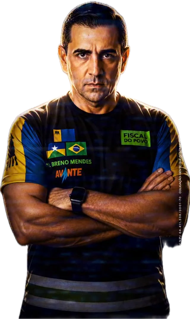 Dr. Breno Mendes, retrato de braços cruzados